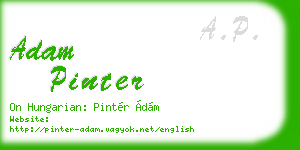 adam pinter business card