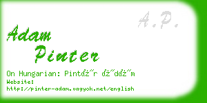 adam pinter business card